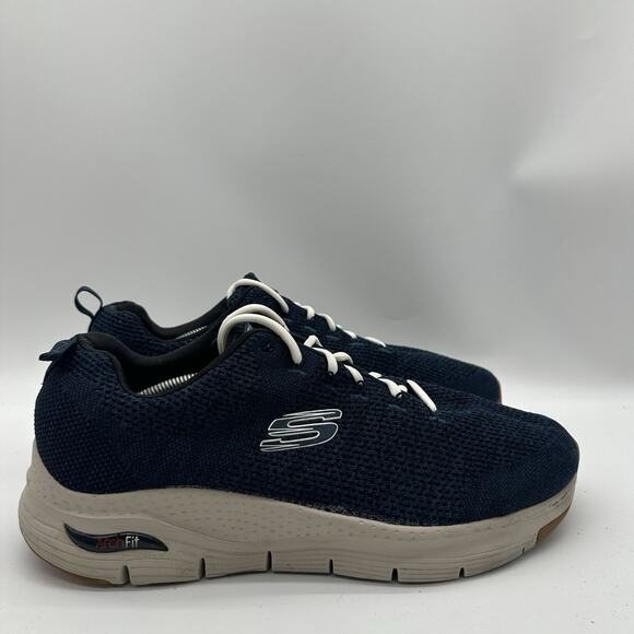 Mens Size 13 WW Skechers Paradyme Blue Gum Soles Supportive Sneakers 232041WW - Picture 1 of 10